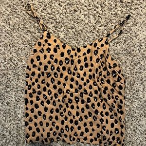 Leopard tank top